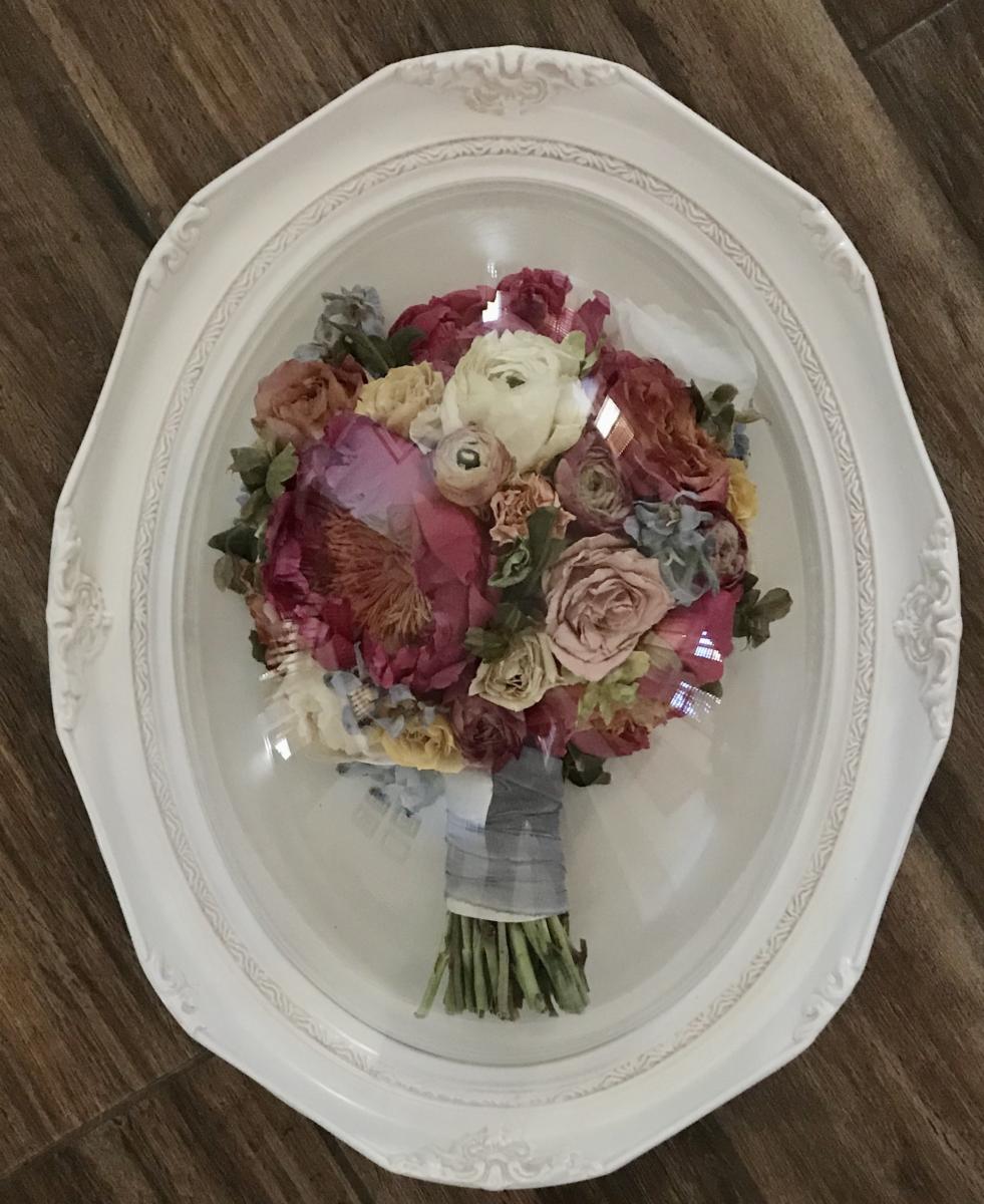 Wedding flower keepsake