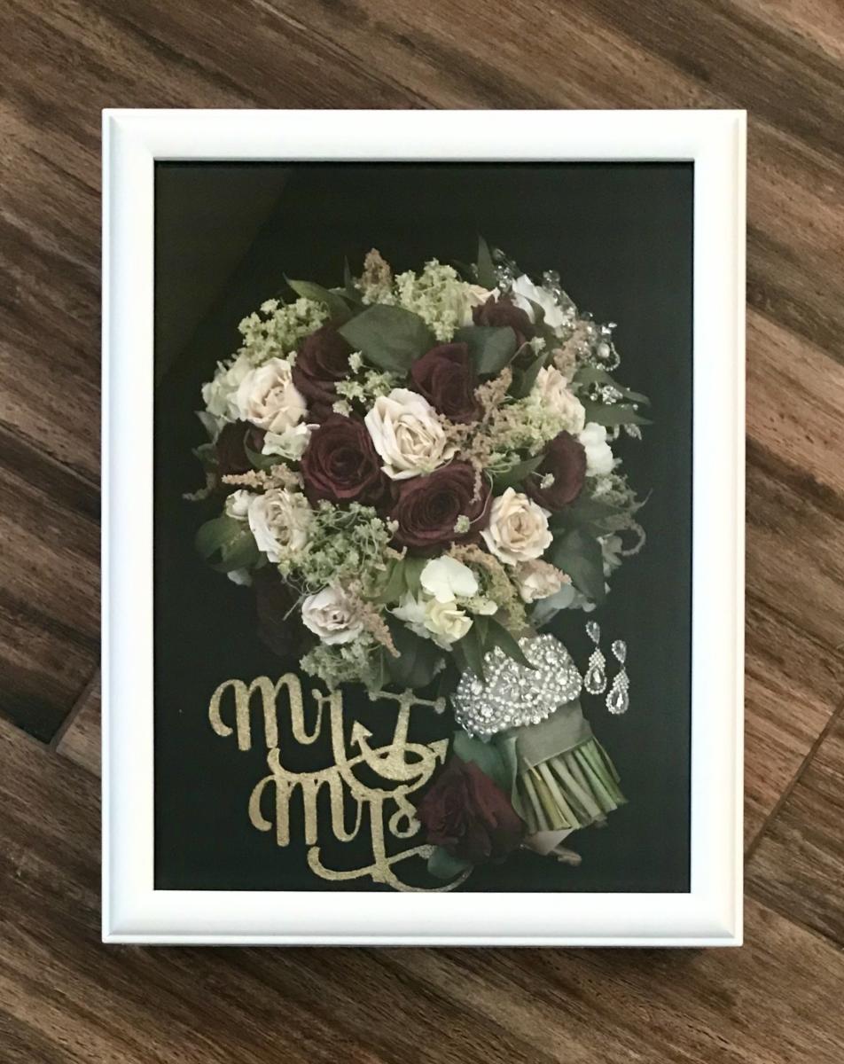 Preserved wedding bouquet