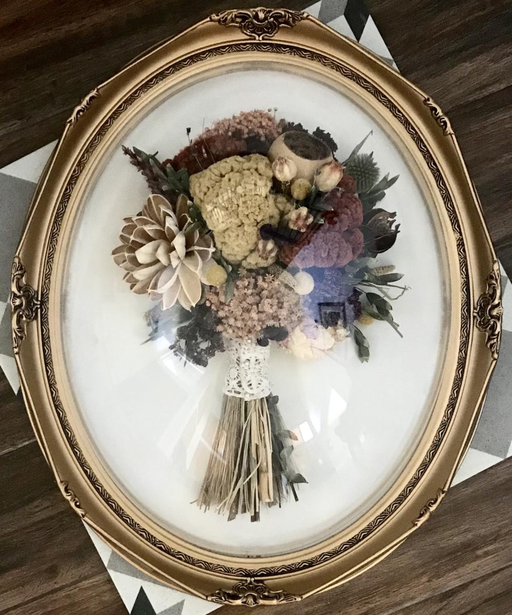 Botanical flower keepsake