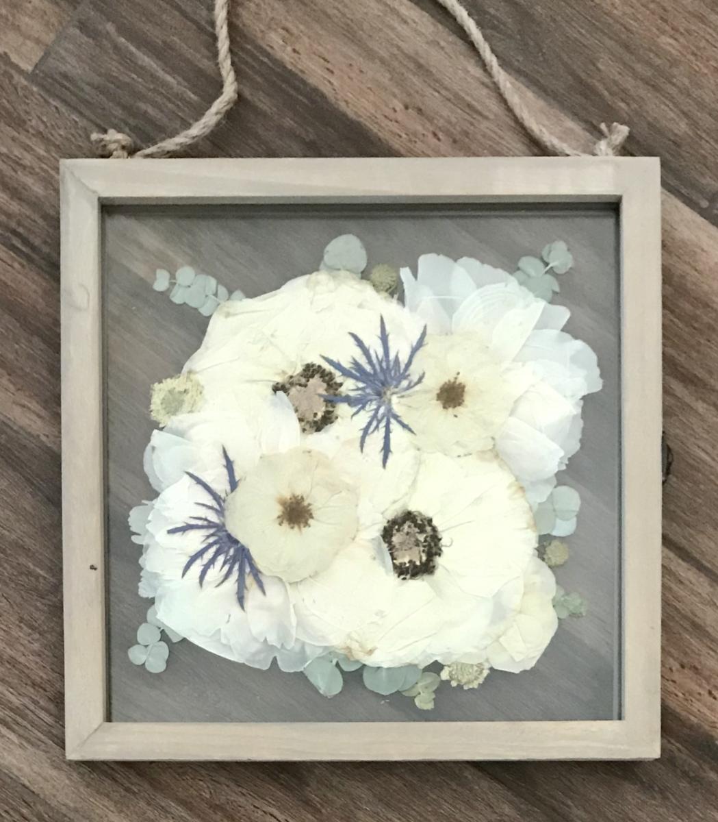 Wedding bouquet preserved
